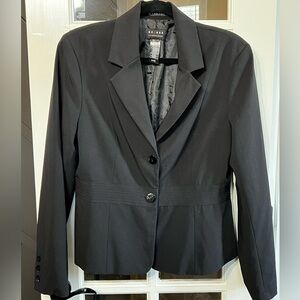 AXCESS Liz Claiborne Classic Black Blazer Jacket 12 Minimalist Capsule Wardrobe